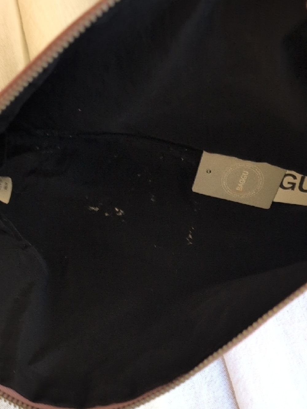 Baggu Blush Leather Clutch - Picture 6 of 8